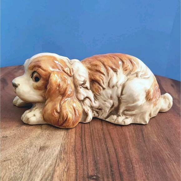 Vintage Shafford 'The Lovables' Cocker Spaniel Dog Figurine Porcelain Japan - Picture 2 of 7